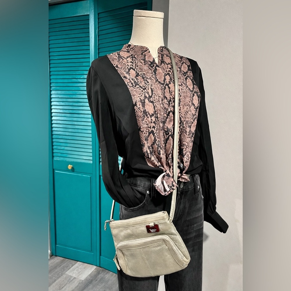 Tignanello Metallic Crossbody Bag - Picture 3 of 12